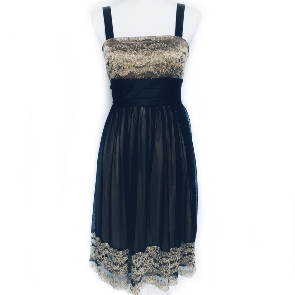 Dress Barn Lace Sequined Party Dress